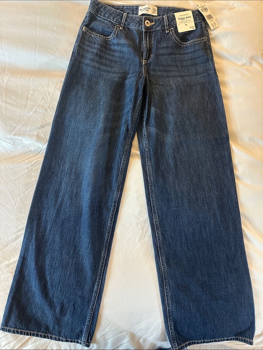 abercrombie kids navy wide leg jeans